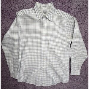 L.L.Bean Shirt Men's Size 15.5/34 Button Down Wrinkle Resistant Traditional Fit